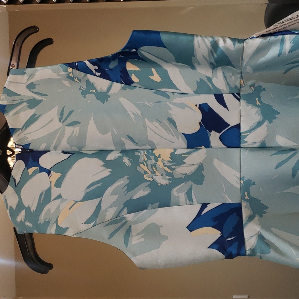 Nwt Kay Unger size 6 dress blue - Picture 8 of 14